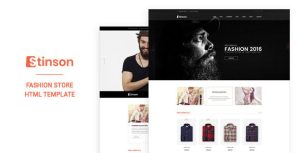 Stinson – Fashion Boutique HTML Template using Bootstrap