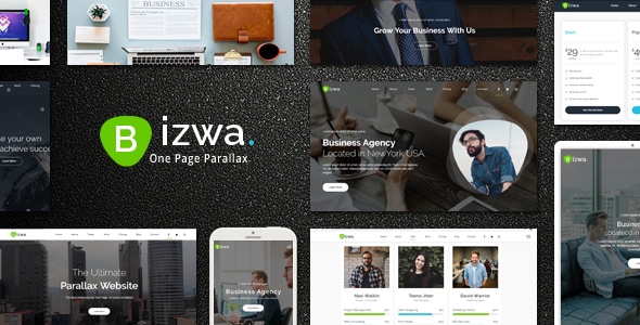 Bizwa – One Page Parallax Bizwa – One Page Parallax