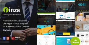 Finza – One Page Parallax