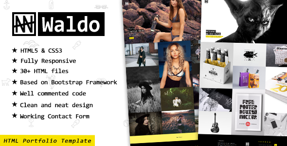 Waldo – Creative Portfolio Showcase HTML Website Template for Freelancers, Creatives & Agencies Waldo – Creative Portfolio Showcase HTML Website Template for Freelancers, Creatives & Agencies