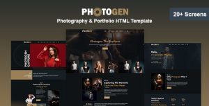 Photogen – Photography & Portfolio HTML Template