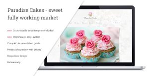 Paradise Cakes – Sweet eCommerce Landing Page
