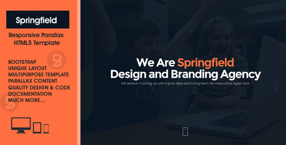 Springfield – Responsive HTML5 Parallax Theme Springfield – Responsive HTML5 Parallax Theme