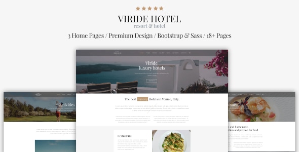Viride – Hotel & Resort Premium HTML template Viride – Hotel & Resort Premium HTML template
