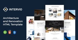 Intervio – Architecture & Interior Design HTML Template
