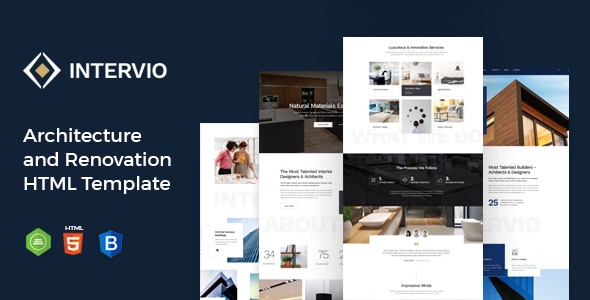 Intervio – Architecture & Interior Design HTML Template Intervio – Architecture & Interior Design HTML Template