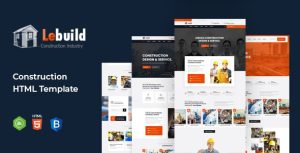 Lebuild – Construction Industry Company HTML Template