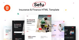 Sefu – Insurance & Finance HTML Template