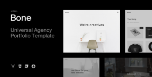 Bone – Responsive Agency Portfolio HTML Template