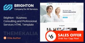 Brighton – Business Consulting and Professional Services HTML Template