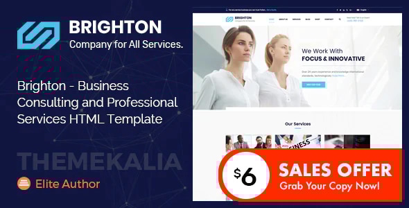 Brighton – Business Consulting and Professional Services HTML Template Brighton – Business Consulting and Professional Services HTML Template