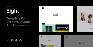 Eight – Responsive Portfolio HTML5 Template