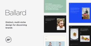 Ballard – Personal CV, Agency, Law & Restaurant HTML template