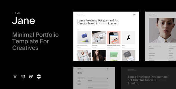 Jane – Responsive HTML5 Portfolio Template Jane – Responsive HTML5 Portfolio Template