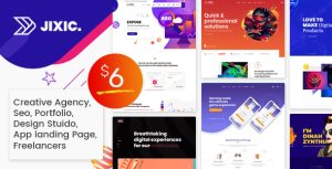 Jixic – Creative Agency & Multipurpose HTML Template