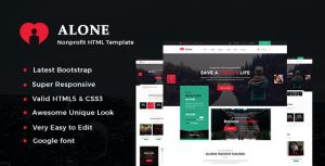 Alone – Charity HTML Template