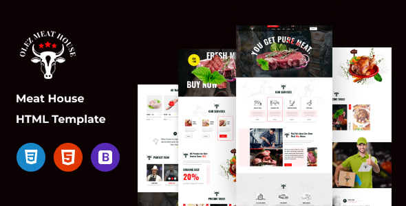Olez – Butcher & Meat Shop HTML Template Olez – Butcher & Meat Shop HTML Template