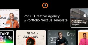 Potu – Creative Agency & Portfolio Next Js Template