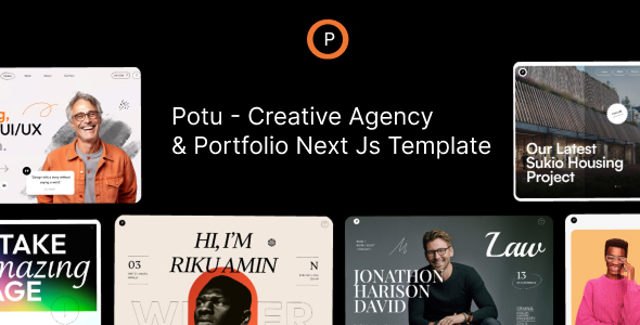 Potu – Creative Agency & Portfolio Next Js Template Potu – Creative Agency & Portfolio Next Js Template