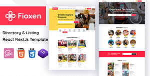 Fioxen – React Next Directory & Listings Template