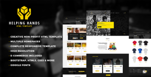 Helping – Nonprofit Charity HTML Template