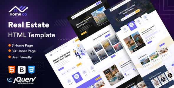 HomeCo – Real Estate HTML Template HomeCo – Real Estate HTML Template