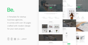 Be – Startup Business HTML Template