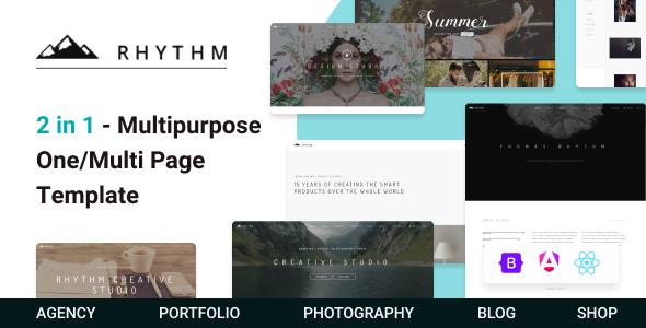Rhythm – React & Angular 17 Multipurpose One/Multi Page Template Rhythm – React & Angular 17 Multipurpose One/Multi Page Template