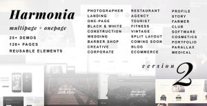 Harmonia – Multipurpose One/Multi-Page Template