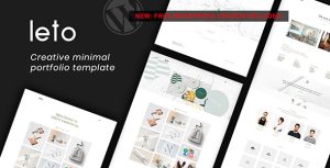 Leto – Creative Minimal Portfolio Template