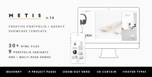 Metis – Creative Portfolio / Agency Template