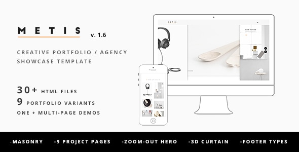 Metis – Creative Portfolio / Agency Template Metis – Creative Portfolio / Agency Template
