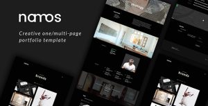 Namos – Creative One/Multi-Page Portfolio Template