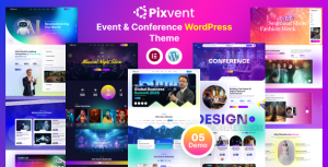 Pixvent – Event and Conference WordPress Theme