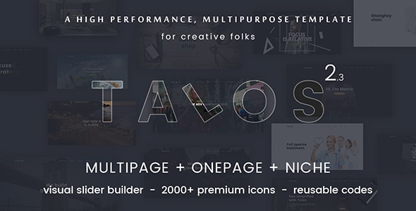 Talos – Creative Multipurpose HTML Template Talos – Creative Multipurpose HTML Template