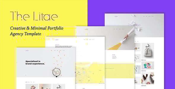 The Litae – Creative & Minimal Portfolio / Agency Template The Litae – Creative & Minimal Portfolio / Agency Template