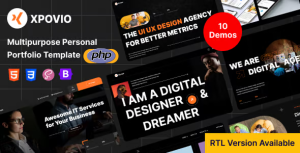 Xpovio – Digital Creative AgencyTemplate