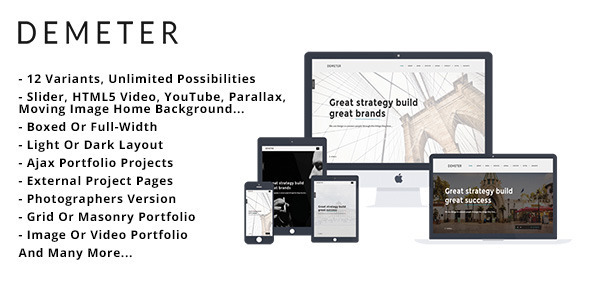 Demeter – Creative HTML5 Template Demeter – Creative HTML5 Template