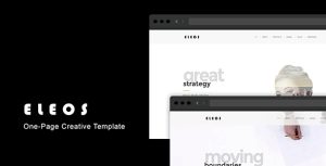 Eleos – One-Page Creative Template