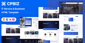 CPBIZ – IT Service & Business agency HTML Template