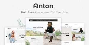 Anton – Multi Store Responsive HTML Template