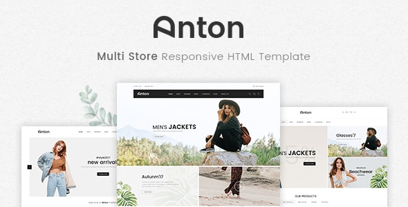 Anton – Multi Store Responsive HTML Template Anton – Multi Store Responsive HTML Template