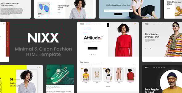 NIXX – Minimal & Clean Fashion HTML Template NIXX – Minimal & Clean Fashion HTML Template