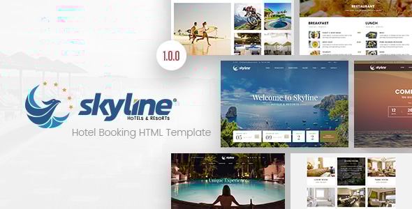 SkyLine – Hotel Booking HTML Template SkyLine – Hotel Booking HTML Template