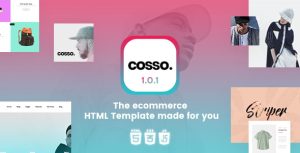 Cosso – Clean, Minimal Responsive HTML Template