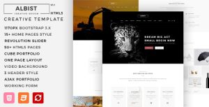 ALBIST – Creative Multipurpose HTML5 Template