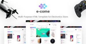 E-come | Multi-Purpose HTML Template for Electronics Store