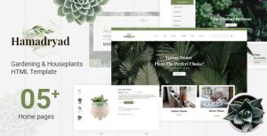 Hamadryad – Gardening & Houseplants HTML Template