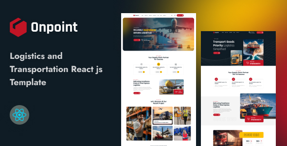 Onpoint – Logistics and Transportation React Js Template Onpoint – Logistics and Transportation React Js Template