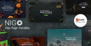 Nigo – Creative Parallax One Page HTML Template